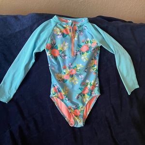 Cat and Jack long sleeve swimsuit